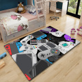Gamer Controller Area Rugs Non-Slip Floor Mat Doormats Home Runner Rug Carpet for Bedroom Indoor Outdoor Kids Play Mat Throw Rug