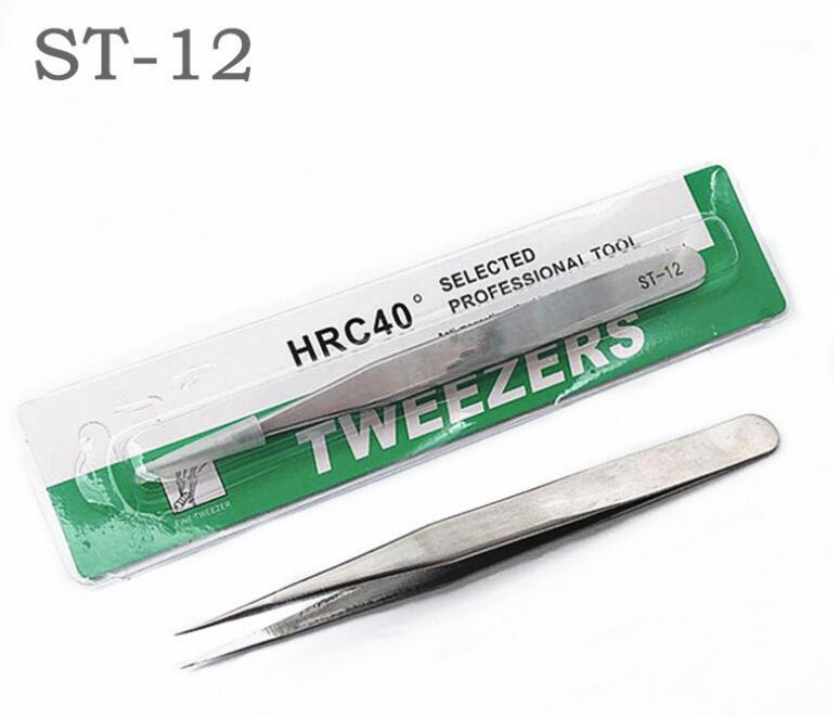VETUS Anti-static Stainless Steel Silver Tweezers ST-10/11/12/13/14/15