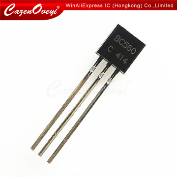 50pcs/lot=25pairs BC550C + BC560C each 2BC550 BC560 TO92 Transistor DIP-3 45V 0.1A TO-92 New Original In Stock