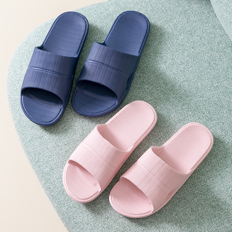 TZLDN 2020 Couple Indoor Eva Home Hotel Sandals & Slippers MAN Pure color Summer Non-slip Bathroom Home Slippers wholesale