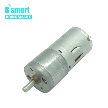 Bringsmart JGA25-370 DC Gear Motor 12V Mini Reduction Gears Motor for Toys 24V Low Speed Electric Motor Micro Gearbox Reducer