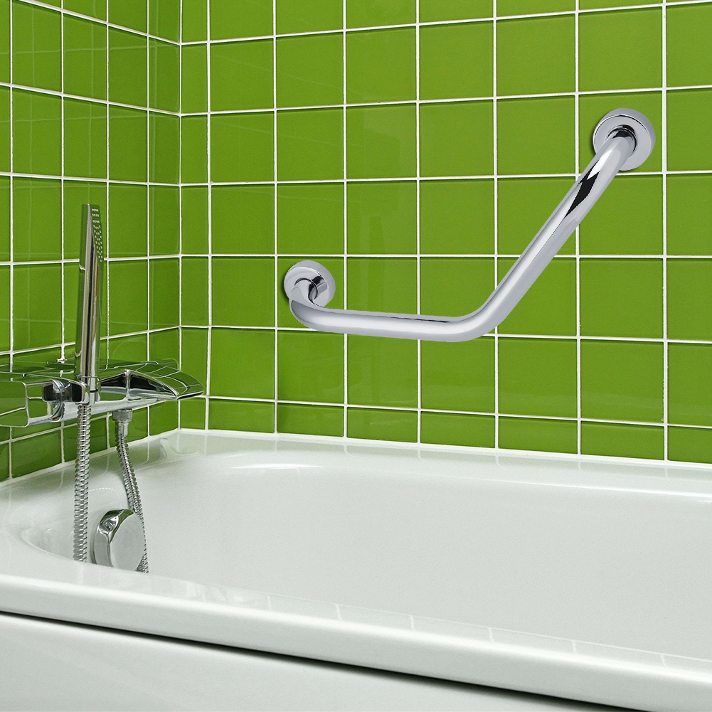 Stainless Steel Bathtub Arm Safety Support Handle Bath Shower Grab Tub Bar Wall Mount Handle Grip Toilet Bathtub Handrail