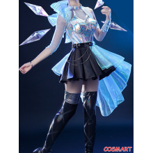 Game LOL KDA Seraphine ALL OUT Idol SJ Suit Dress Cosplay Costume Halloween Party Outfit For Girls Women New 2020