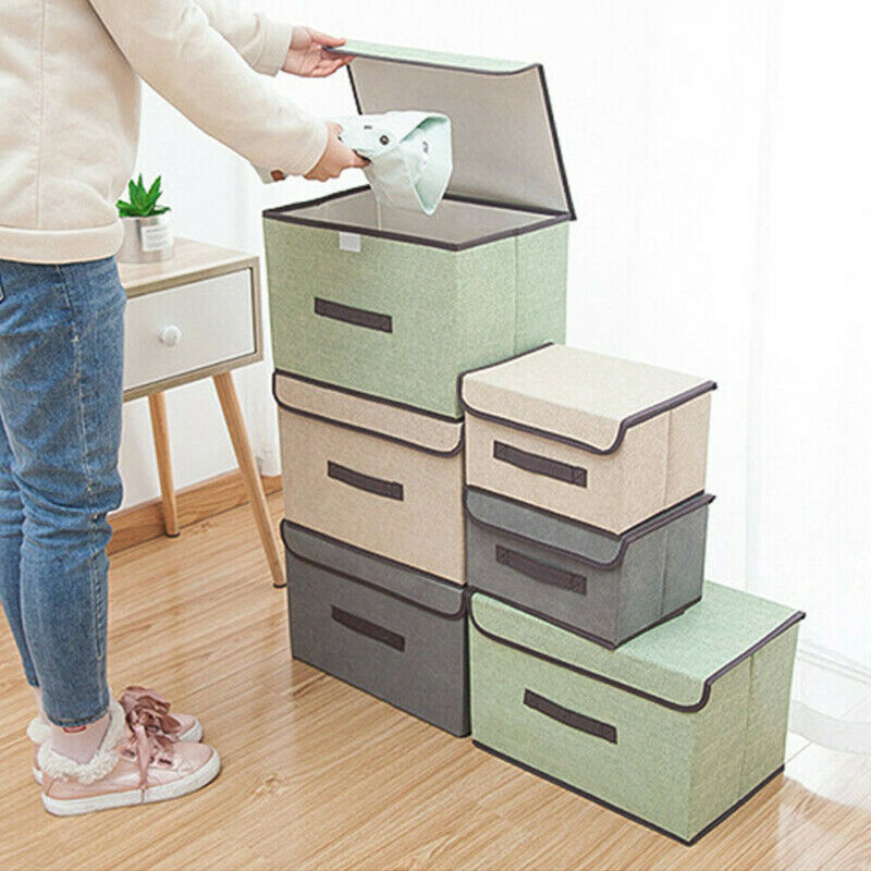 NEW Foldable Storage Box Case Cube Clothes Underwear Socks Storage Basket Organizer Bags Storage Boxes For Women 2020