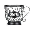 Newest Coffee Pod Holder Organizer Mug With Base K Cup Keeper Espresso Pod Coffee Capsule Kitchen Holder Storage Basket