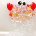 Electric Crab Bubble Machine Bathtub Bubble Maker Light Music Baby Bath Soap Machine Toys Swiming Blower Toy Water Fun For Kids