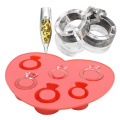 High Quality Diamond Ring Ice Mold Silicone Mold Cooking Tools Cookie Cutter Ice Molds Cream Mould Ice Cream Tools E243