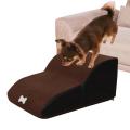 2 Layers Dog Stairs Ladder Pet Puppy Stairs Pets Dog Cats Training Step Dog Ramp Sofa Bed Ladder For Dogs Cats 55*40*25cm