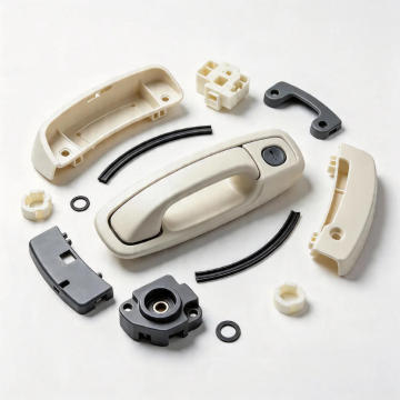 Car Exterior Door Handle Gas Assisted Mould