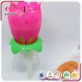 Lotus Flower Amazing Musical Birthday Cake Candle