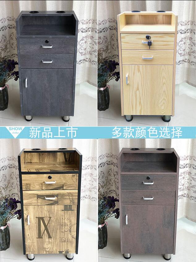 Hair salon tool car antique barber shop drawer type special multi-functional hair cutting table cabinet