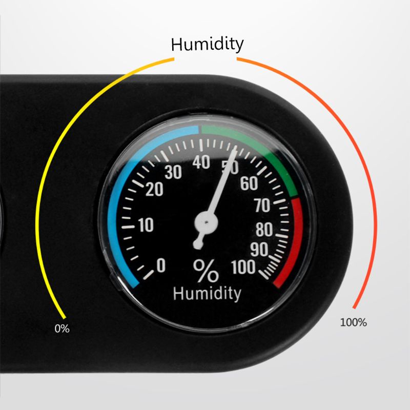 Reptile Tank Thermometer Hygrometer Monitor Temperature and Humidity in Vivarium Terrarium