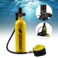 1L Scuba Diving Cylinder Mini Oxygen Tank X4000 Pro Dive Respirator Air Pump for Snorkeling Breath Diving Equipment