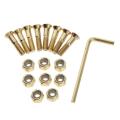 Skateboard Longboard Hardware Screws Mounting Bolts & Nuts Set for Cruiser Fish Skateboard Replacement Accessories