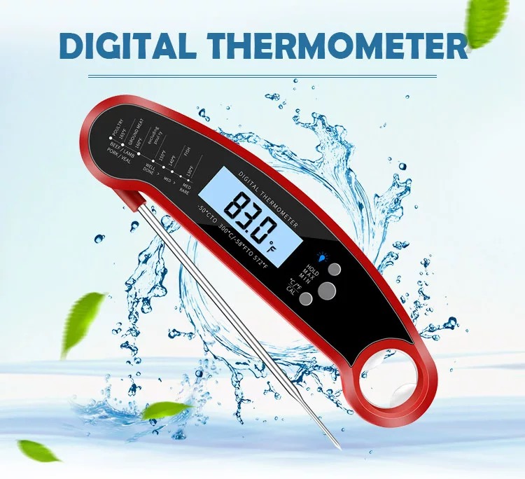 Good Cook Digital instant read meat thermometer Kitchen Cooking Meat Food Candy Thermometer Oil Deep Fry BBQ with magnet