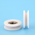 8x28x9mm U-groove plastic-coated 688 bearing pulley rolling pulley driving wheel POM regulating wheel for window drawer parts