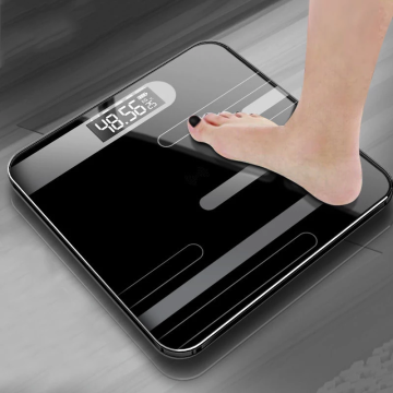 Floor Scales Bathroom Body Fat Scale Glass Electronic Smart Scales LCD Display Body Weighing Digital Weight Scale