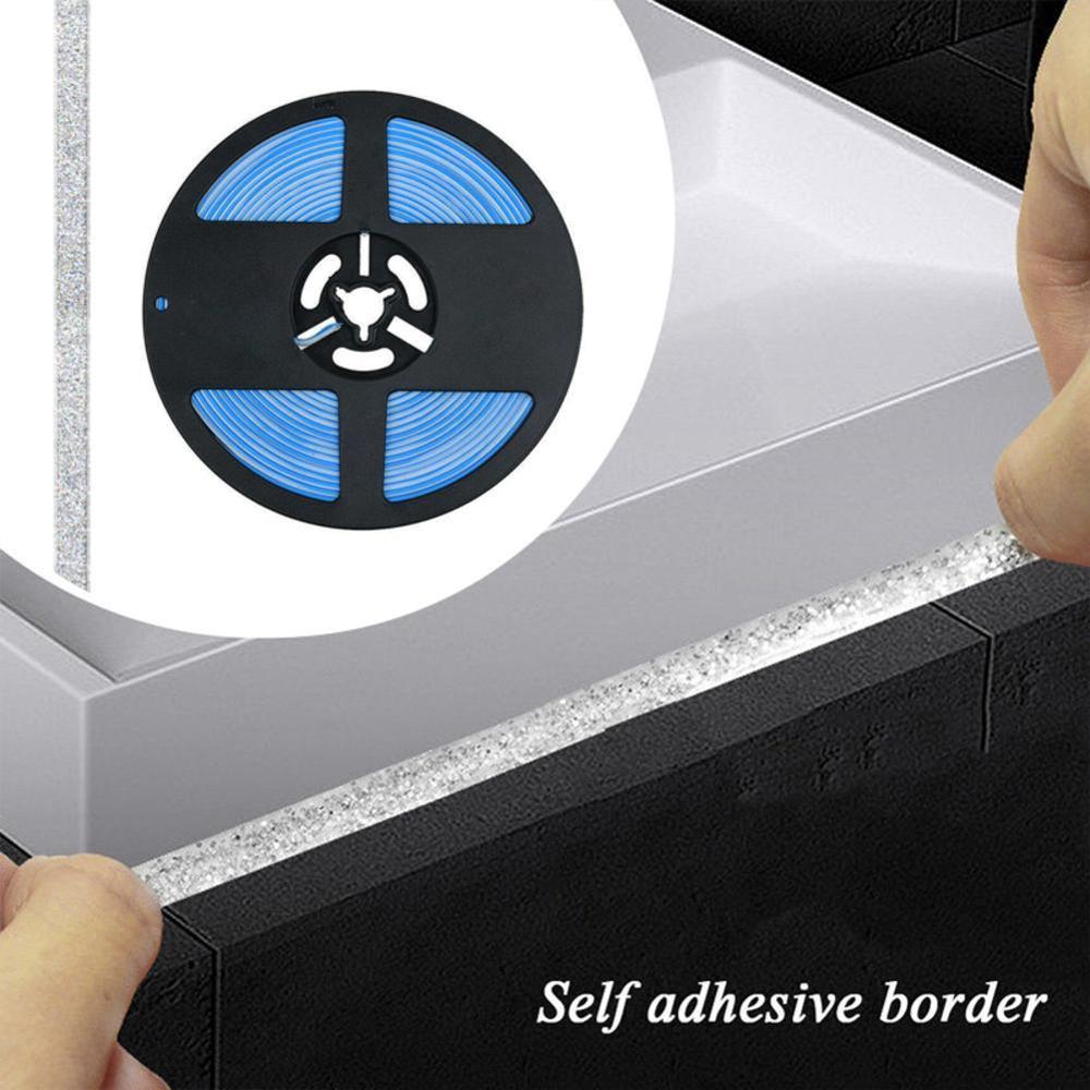 Tile Gap Tape Waterproof Mildew-proof Seam Decorative Stickers Floor Line(glue) Skirting Baseboard Wall Room Ceiling W5K6