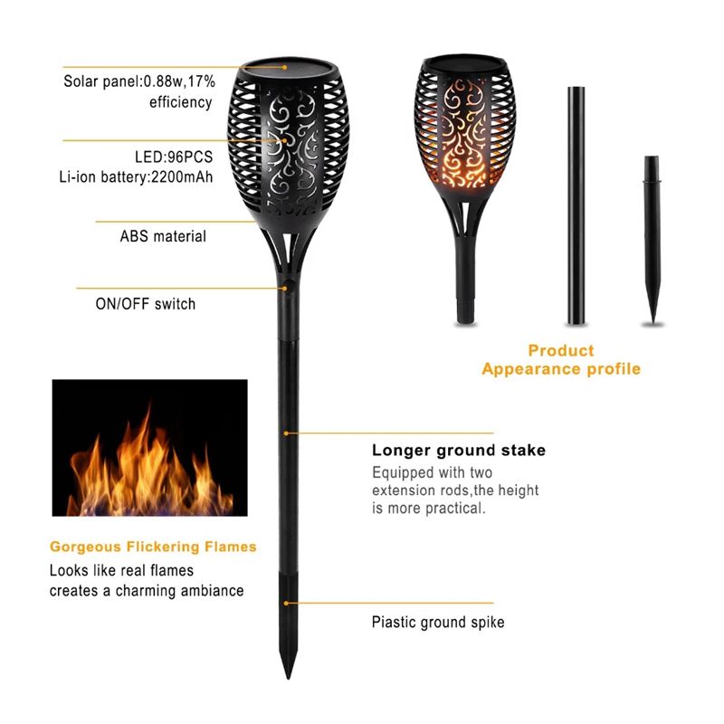 Solar Flickering Torch Light 3