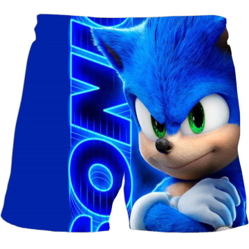 Children Boys Cartoon Sonic the hedgehog Shorts For Boys Shorts 3D Printed Sports Pants 2020 Summer Fashion Streetwear