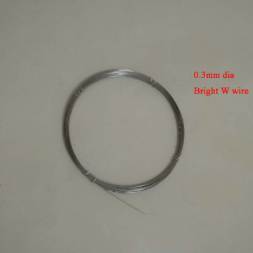 0.3mm Dia High Purity Industry Experiment DIY Bright Tungsten Wire Vacuum Heating W Material 10 meters