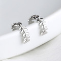 Korean Fashion Jewelry 2020 Olive Leaf Earrings for Women Small Fresh Simple Leaves Earring Jewelry Kolczyki Pendientes