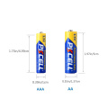 8PCS PKCELL AAA Battery 1.5V Dry primary battery R03P AM4 UM-4 Temperature Measurement MeterHeavy Duty 3A Bateries