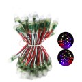 50leds/lot 5V 12mm WS2811 2811 IC Full Color LED Module Light Input IP68 Waterproof RGB Color Digital LED Pixel String