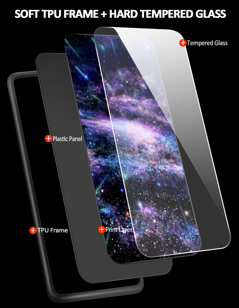 Tempered Glass Mobile Phone Case Clear Cover for Xiaomi Redmi Note 4 4X 5 5A 6 7 7A 8 8A 9 Pro Bags Apex Legends