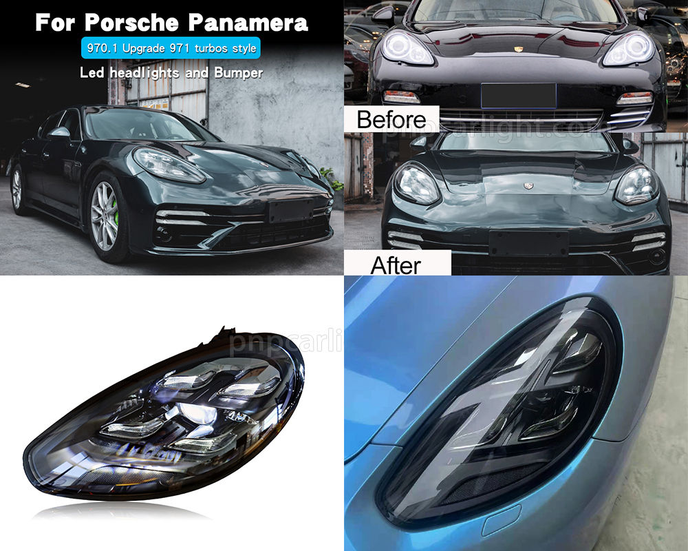 Upgrade LED headlight for Porsche Panamera 970.1