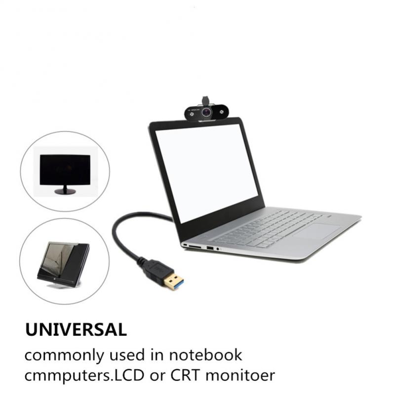 Full HD 2K Webcam For Computer Auto Focus Camera With Micphone Adjustable USB Laptop Webcams For Live Video Conference