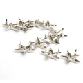 100pcs 15mm Apparel Sewing DIY Star Metal Studs, Punk Jewelry,Shoes,Bags, Leather Belt clothes Garment Rivet Accessories