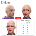 Dokier Crossdressing Soft Silicone cosplay Costume Masks Props for Crossdresser Transvestite Halloween Cosplay Male to Female