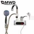 DMWD 3000W Temperature Display Instant Hot Water Heater Faucet Kitchen Instantaneous Tankless Electric Cold Heating Tap Shower