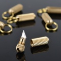 1/2/5/10pcs Stainless Steel EDC Key Ring Mini Zipper Keychain Foldable Knife Portable Outdoor Survival Emergency Tools