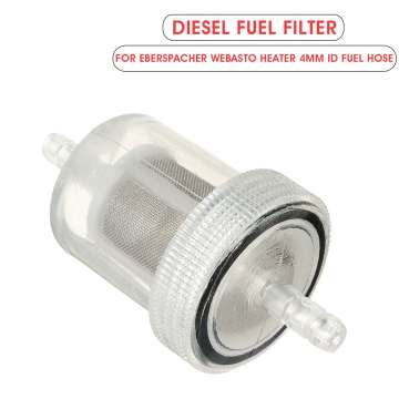 4mm Car Air Diesel Parking Heater Fuel Filter Gas Oil Filter Universal For RV Caravan Motorhome