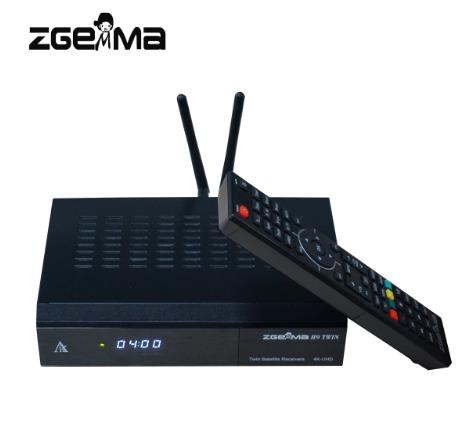 NEW Version UHD 4K satellite tv receiver twin dvb s2x multi-stream tuner CA + twin CI plus zgemma H9 twin