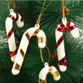 2020 6 Pcs Christmas Candy Cane Ornaments Festival Party Xmas Tree Hanging Decoration Christmas Decoration Supplies