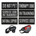 Pet Service Dog In Training SECURITY PATCH BADGES Therapy Dog PET DO NOT EMOTIONAL SUPPORT Patches for DOG PET Harness Vest