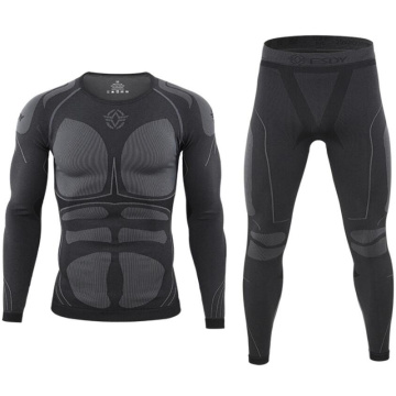 Thermal Underwear Men Tracksuit Tactical Training Fitness Tops Pants Sets Under Wear Suit Mens Autumn Winter Thermo Long Johns