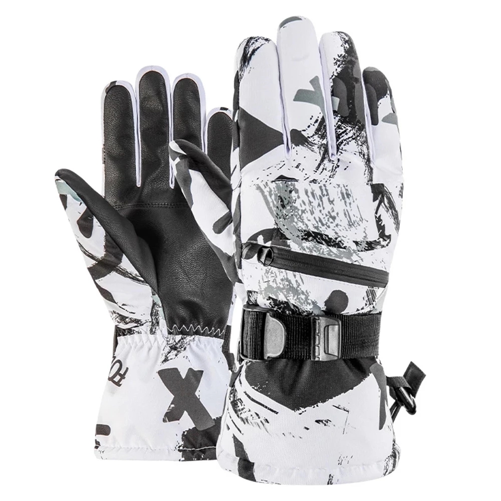 Professional Ski Gloves Ultralight Waterproof Winter Warm Fleece Motorcycle Snowmobile Riding Gloves Skiing Sports Accessories