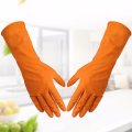 2018 new Kitchen Rubber Cleaning Gloves with Lining Reusable Household Waterproof Dishwashing Gloves (2-Pack) dropshipping