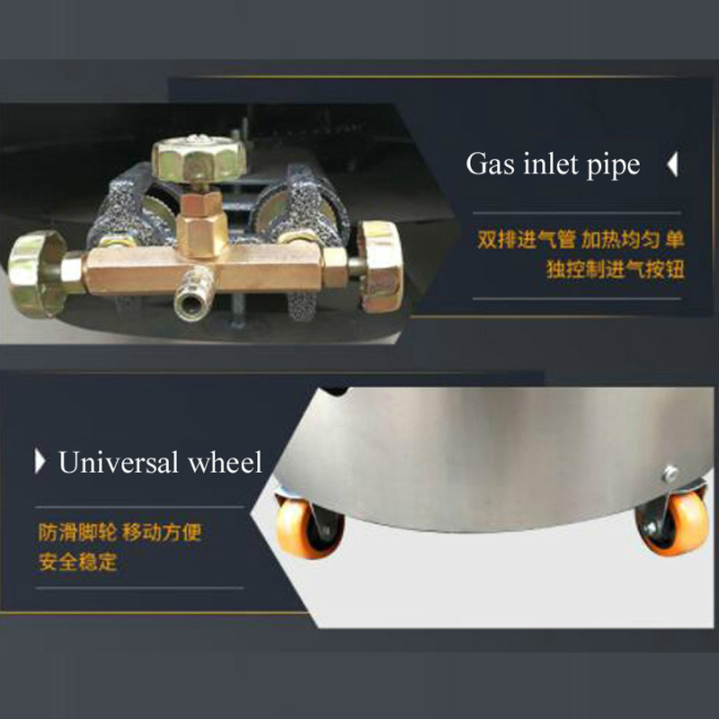 Commercial Grain Roaster Equipment For Nuts Peanuts Macadamia Nut Chickpeas Nut Roasting Machine