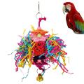 8PCS Parrot Toys Birds Swing Toys Bird Chewing Toys Birds Cage Toys Suitable for Small Parakeets Macaws, Parrots, Love Birds