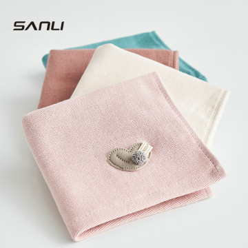 Sanli Towel New Gauze Embroidered Patch Children's Face Towel Cotton Cartoon Towel Kindergarten Towel