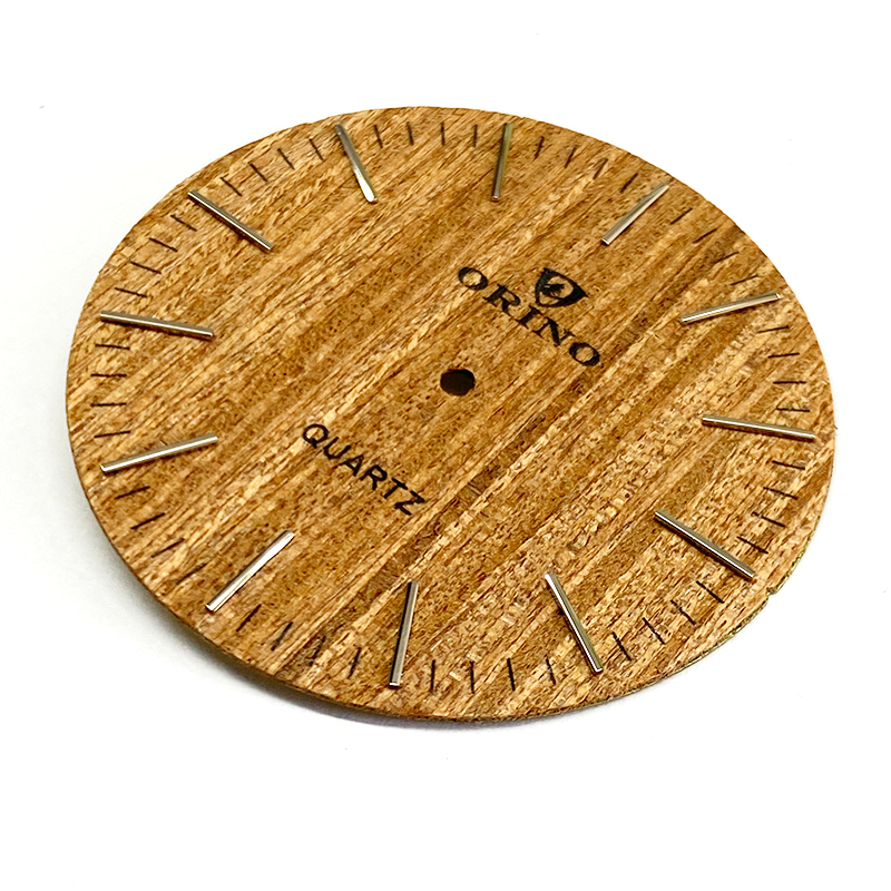 natural real wooden watch face dials