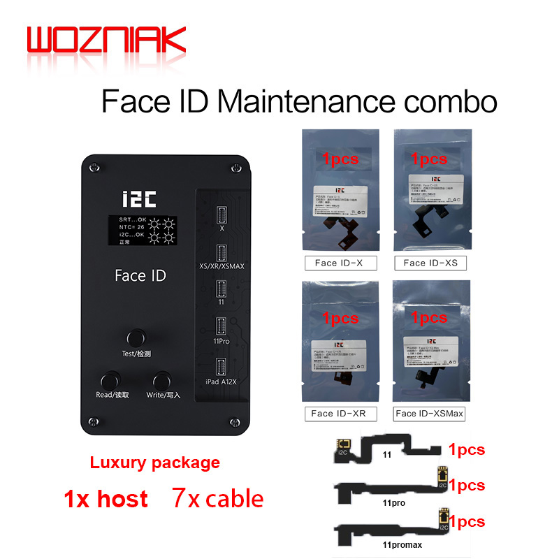 I2C ID IFace-V8 Dot Matrix Programmer Universal chip For iPhone X-11 pro max & iPad A12 Face ID Reading Writing Programmer IC