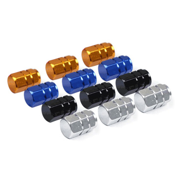 4pcs Tire Valve Stem Caps Bolt-in Aluminum Theftproof Valve Caps Presta Valve Cap Car Bike Wheel Tires Valves Tyre Stem Air Caps