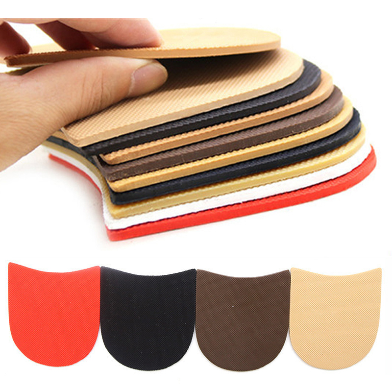 1Pair Non-slip Heel Soles Unisex Durable Rubber Shoes Sole Wear-resistant Relieve Foot Pain Protectors Shoe Pad Shoe Accessories