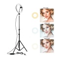 6.3''/10.2'' Camera Studio Ring Light With Stand Video LED Beauty Ring Light Photography Dimmable Ring Lamp+Tripod for Selfie